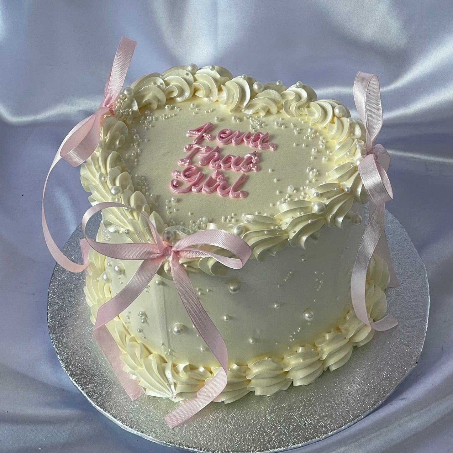 Light Pink Ribbon Heart π