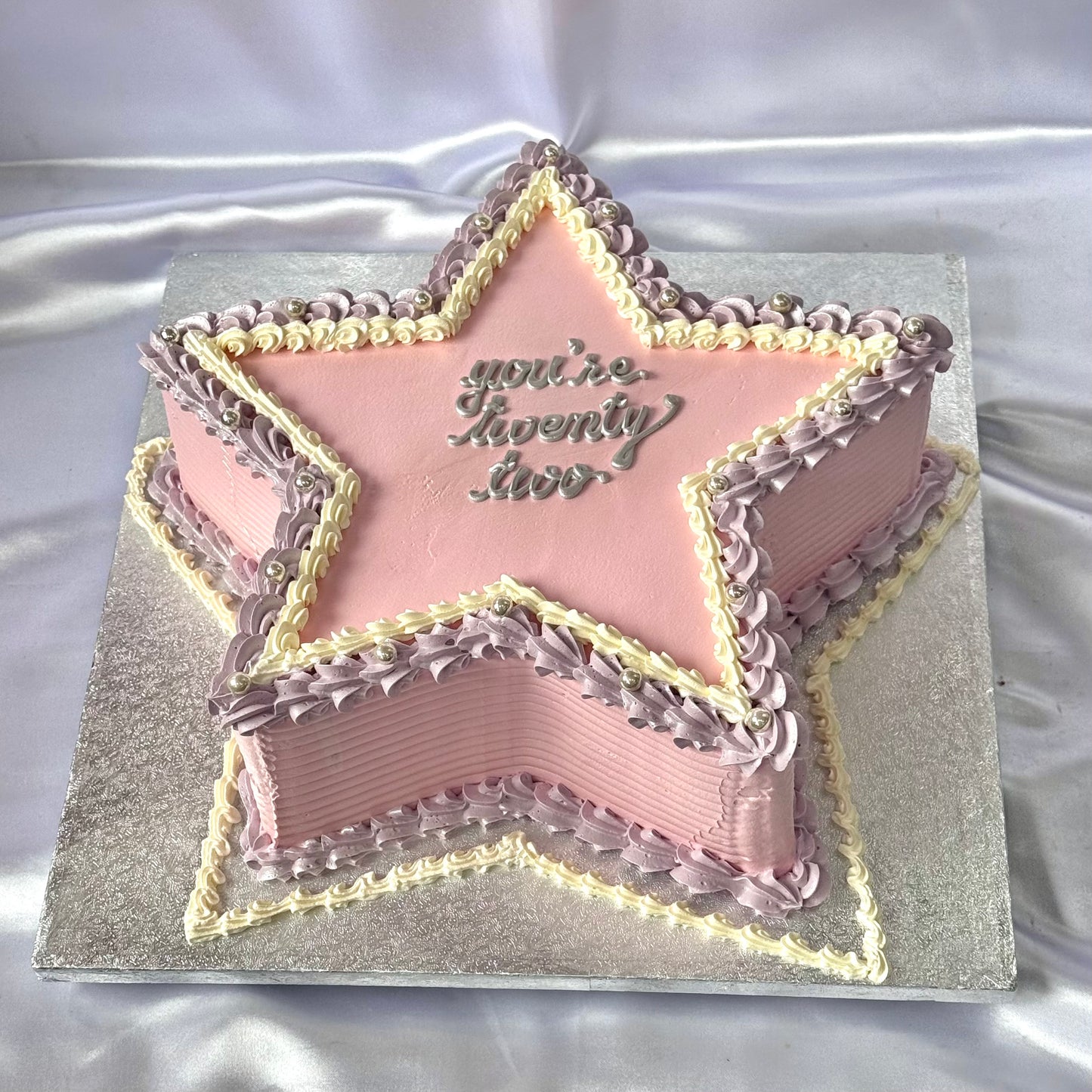 Pastel Star Cake ⭐️