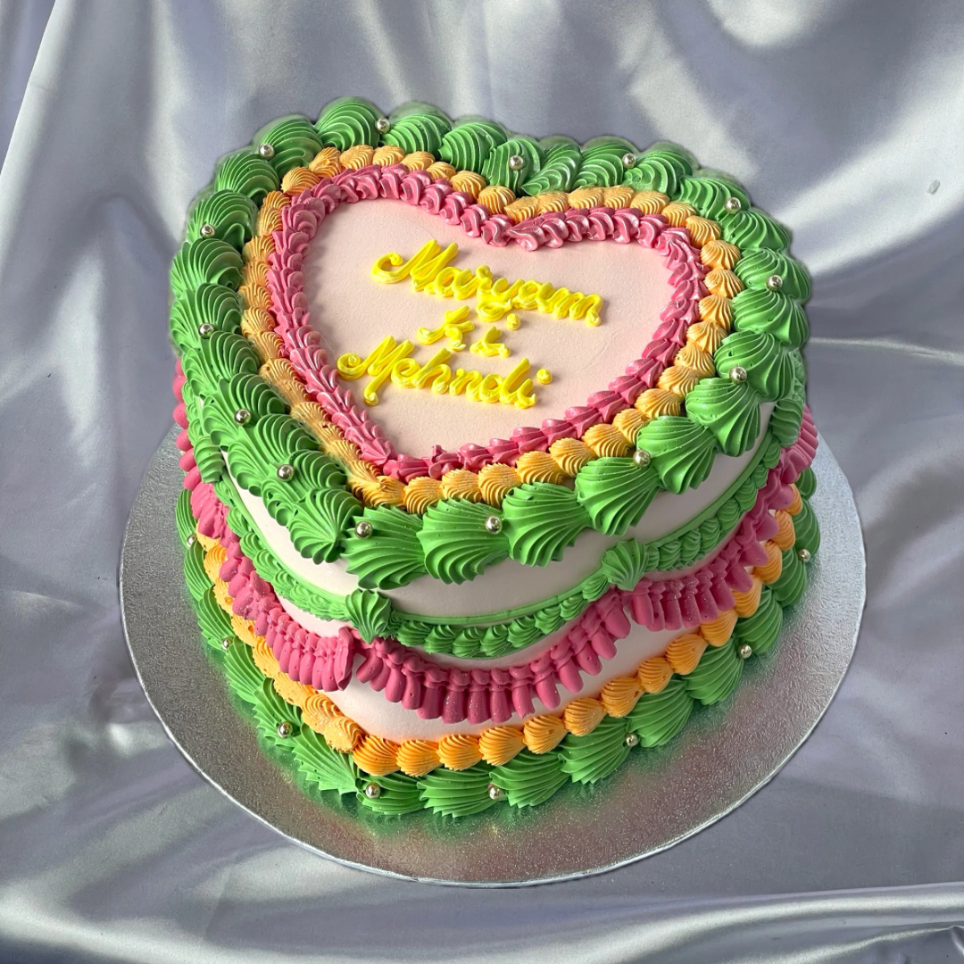 Three Tone (Green, Orange, Pink) π