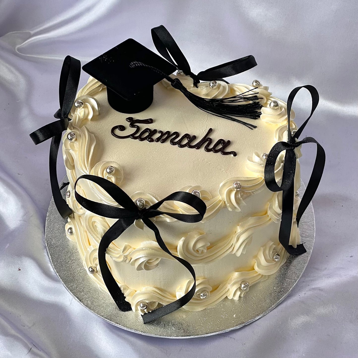 Graduation Heart Cake