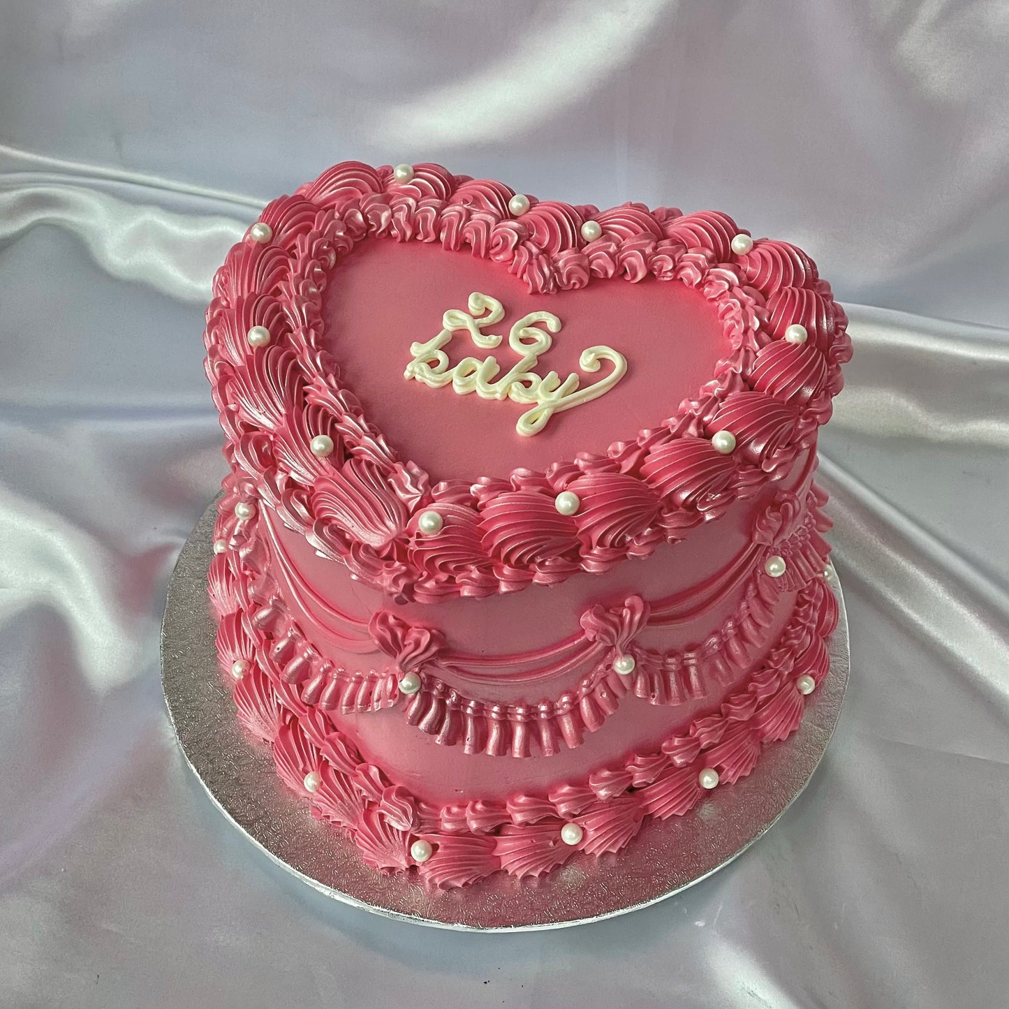 Dark Pink Monochrome Heart