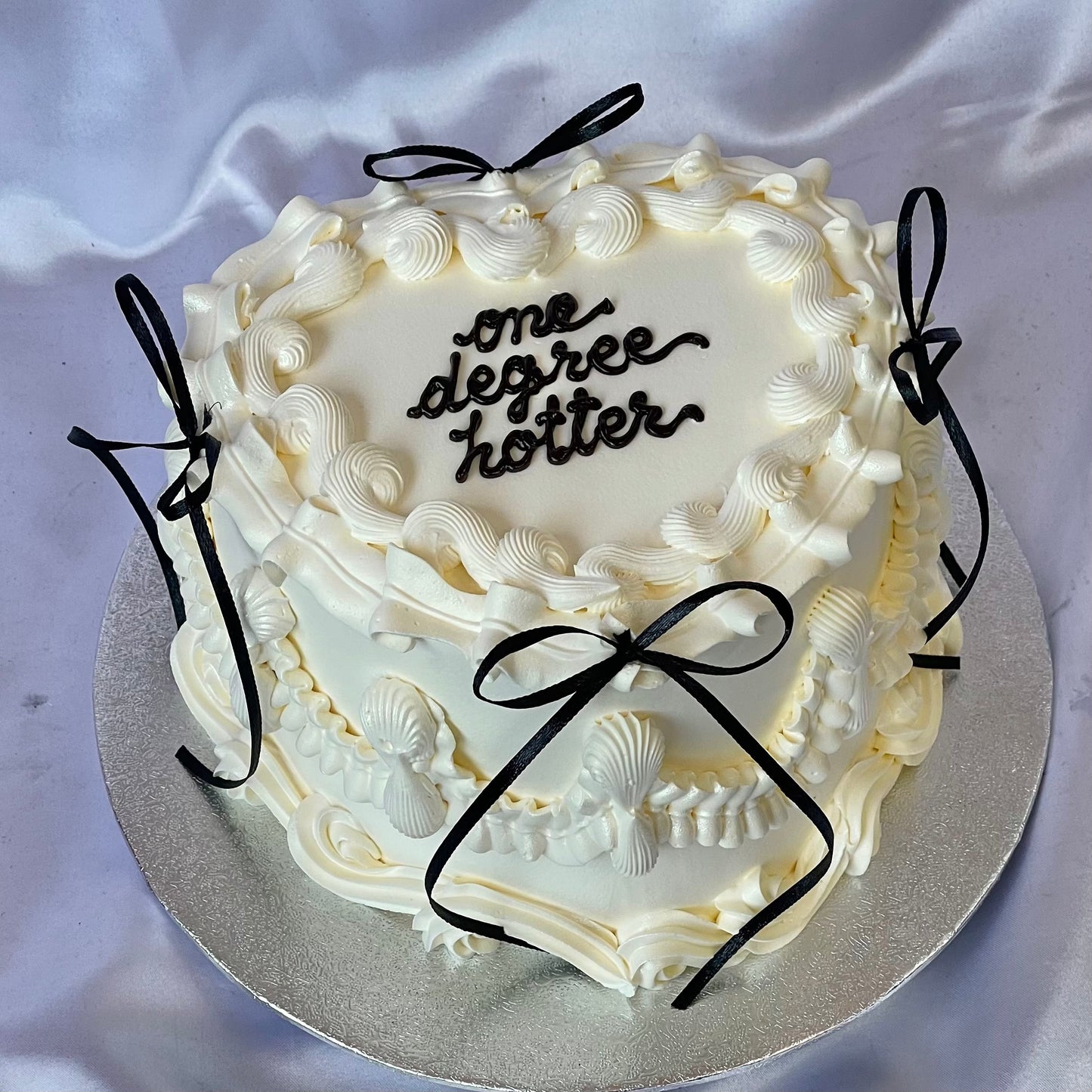 Heart with Ribbons π (White)