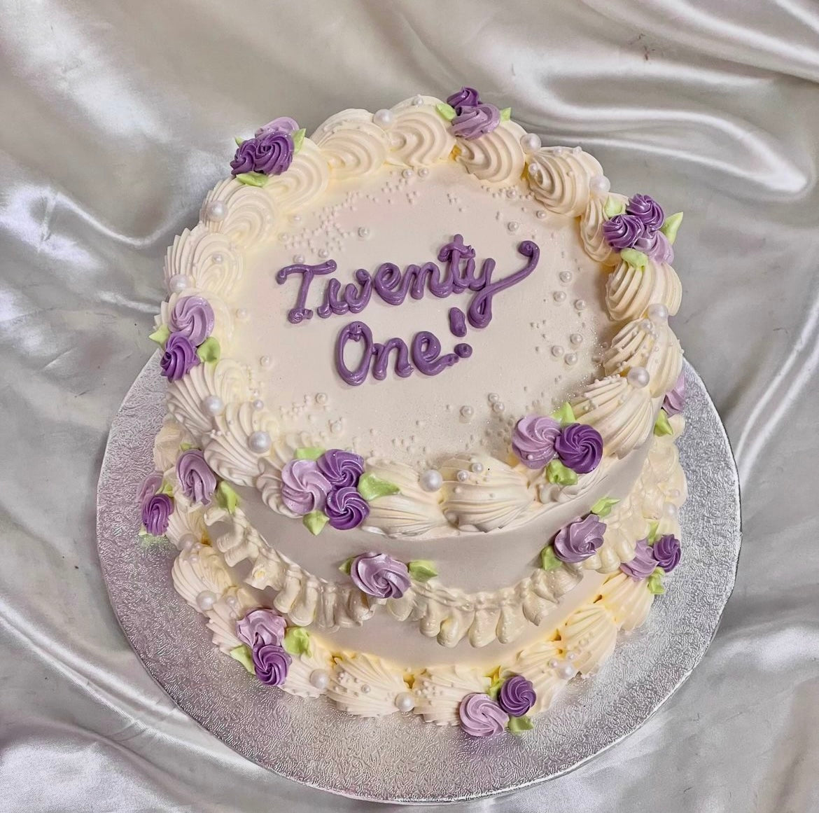 White Rosette Rebellion (Purple)