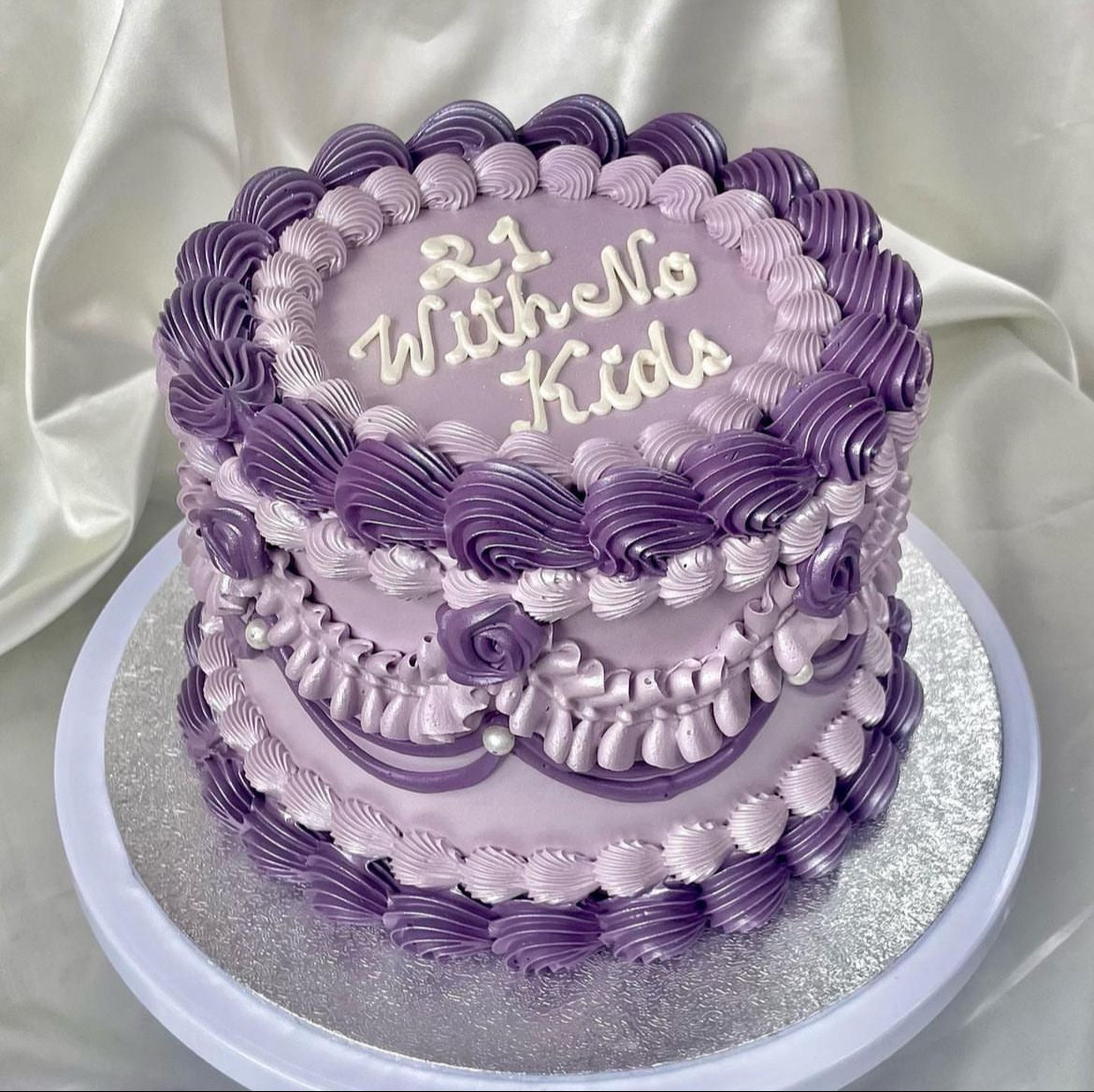 Purple Classic Round