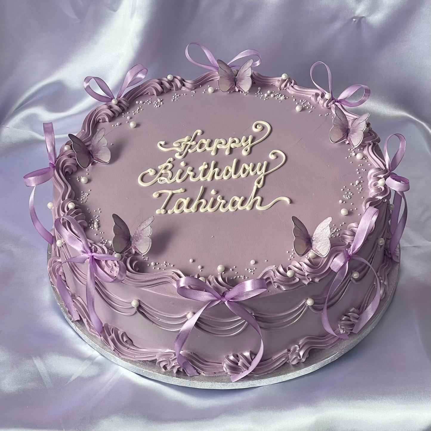 Lilac Purple with Ribbons 🎀 14”