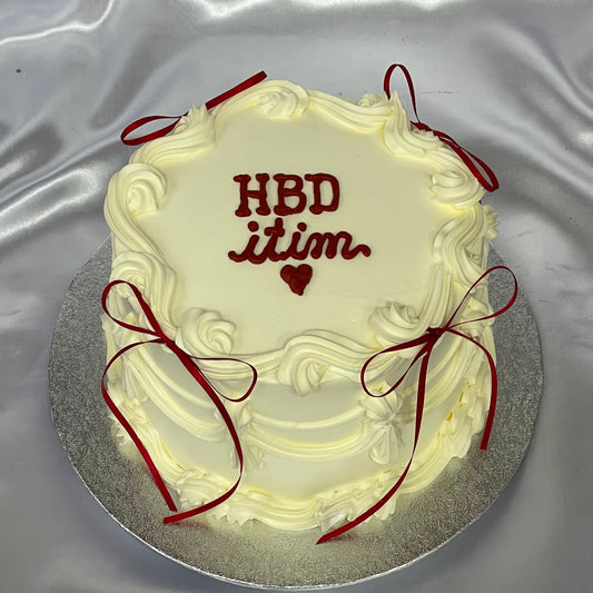 White w/ Red Ribbons 🌹