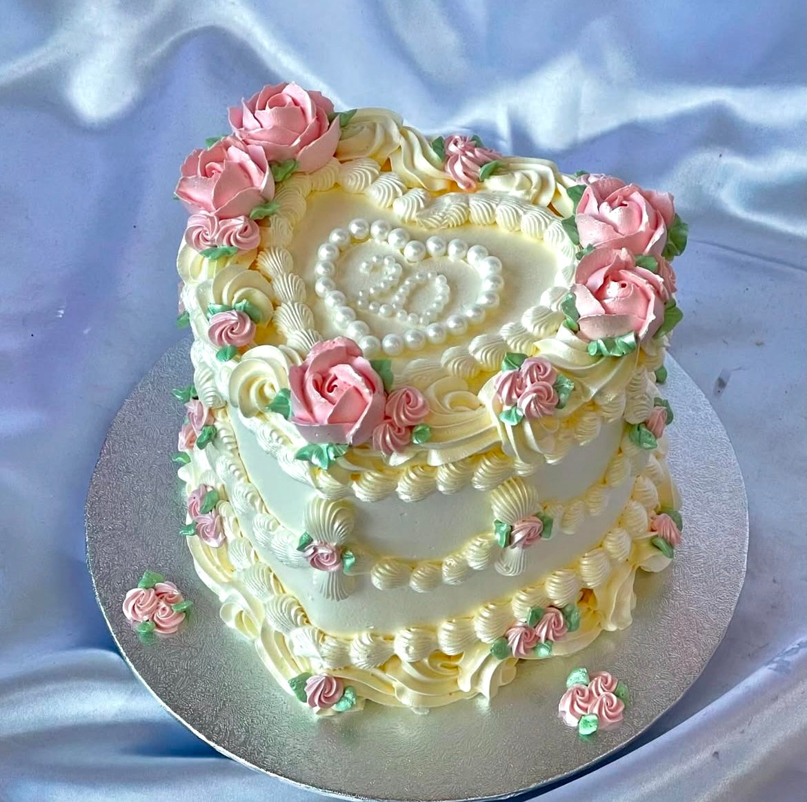 Light Pink Rosey Heart